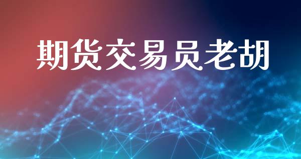 期货交易员老胡