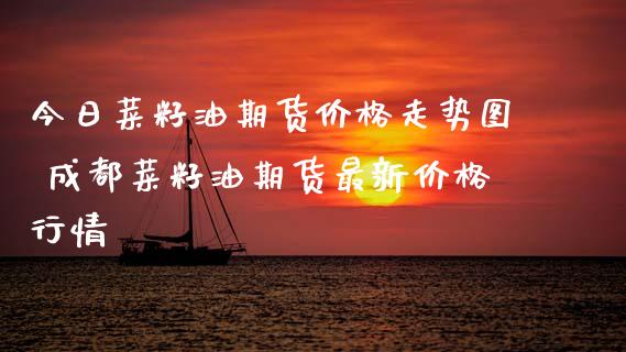 今日菜籽油期货价格走势图 成都菜籽油期货最新价格行情