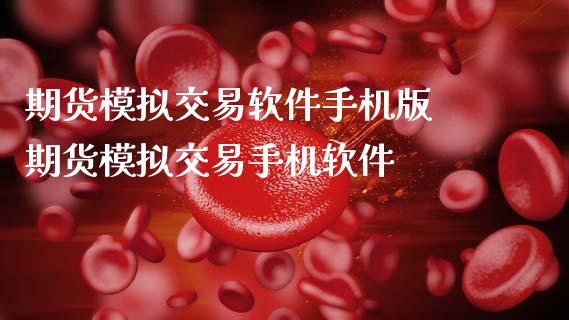 期货模拟交易软件手机版 期货模拟交易手机软件