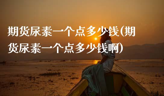 期货尿素一个点多少钱(期货尿素一个点多少钱啊)
