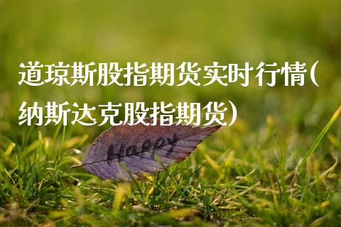 道琼斯股指期货实时行情(纳斯达克股指期货)