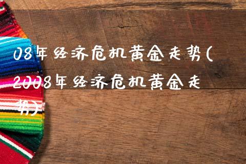08年经济危机黄金走势(2008年经济危机黄金走势)