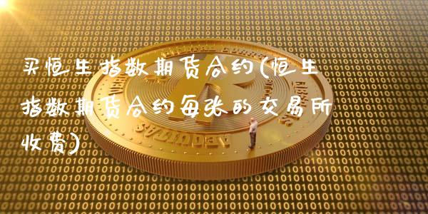 买恒生指数期货合约(恒生指数期货合约每张的交易所收费)