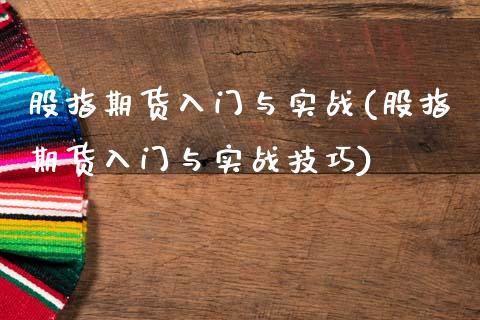 股指期货入门与实战(股指期货入门与实战技巧)