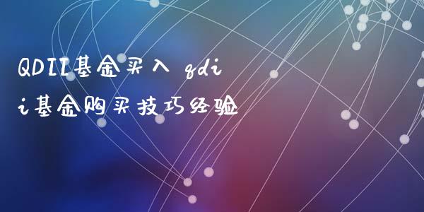 QDII基金买入 qdii基金购买技巧经验