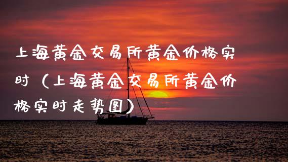 上海黄金交易所黄金价格实时（上海黄金交易所黄金价格实时走势图）