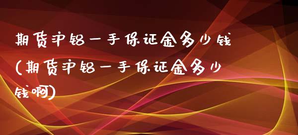 期货沪铝一手保证金多少钱(期货沪铝一手保证金多少钱啊)
