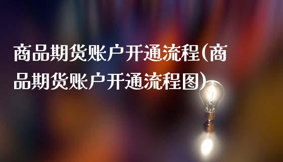 商品期货账户开通流程(商品期货账户开通流程图)