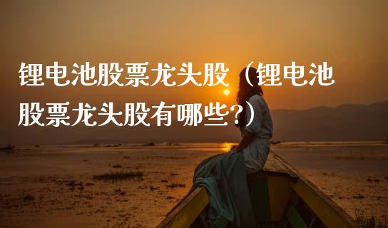 锂电池股票龙头股（锂电池股票龙头股有哪些?）