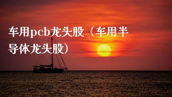车用pcb龙头股（车用半导体龙头股）