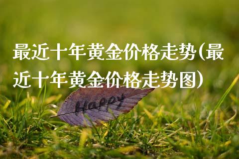 最近十年黄金价格走势(最近十年黄金价格走势图)