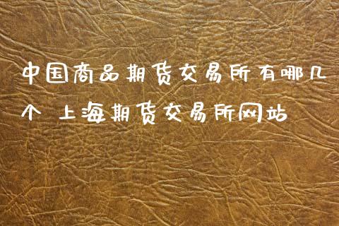 中国商品期货交易所有哪几个 上海期货交易所网站