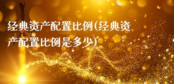 经典资产配置比例(经典资产配置比例是多少)