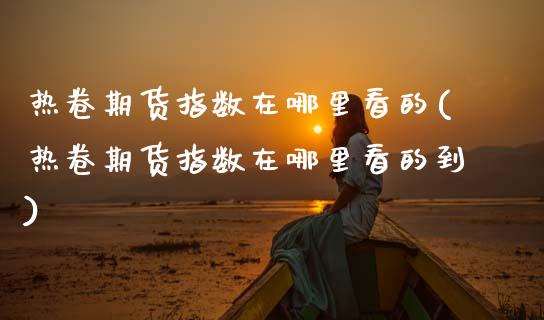 热卷期货指数在哪里看的(热卷期货指数在哪里看的到)