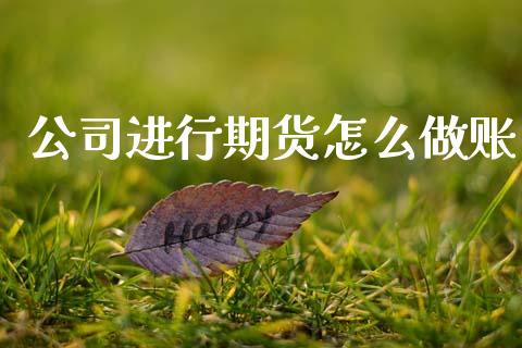 公司进行期货怎么