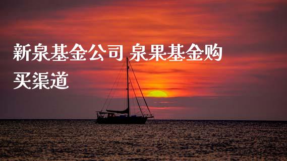 新泉基金公司 泉果基金购买渠道
