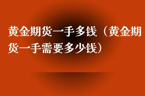 黄金期货一手多钱（黄金期货一手需要多少钱）