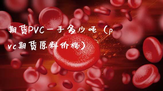期货PVC一手多少吨（pvc期货原料价格）