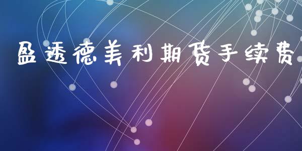 盈透德美利期货手续费
