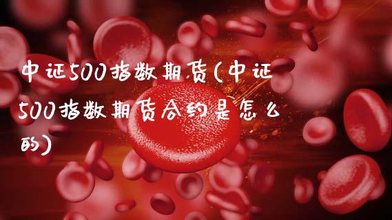中证500指数期货(中证500指数期货合约是怎么的)
