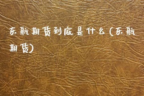 东航期货到底是什么(东航期货)