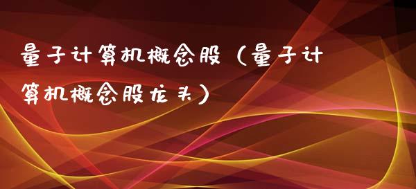 量子计算机概念股（量子计算机概念股龙头）