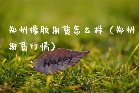 郑州橡胶期货怎么样（郑州期货行情）