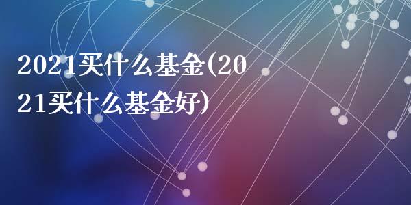 2021买什么基金(2021买什么基金好)
