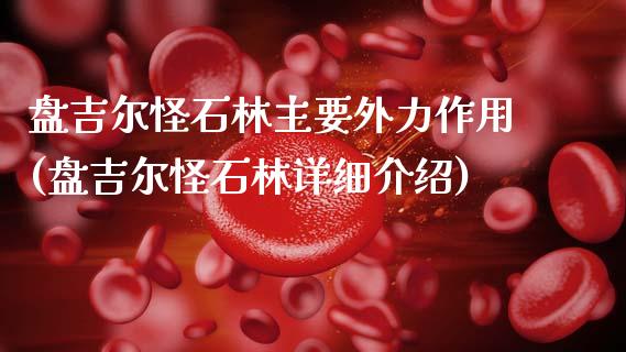 盘吉尔怪石林主要外力作用(盘吉尔怪石林详细介绍)