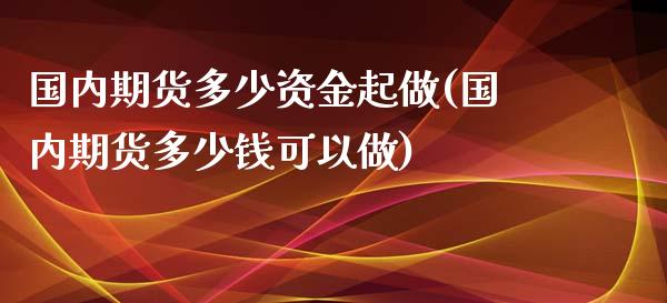 国内期货多少资金起做(国内期货多少钱可以做)