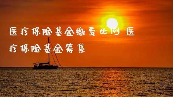 医疗保险基金缴费比例 医疗保险基金筹集