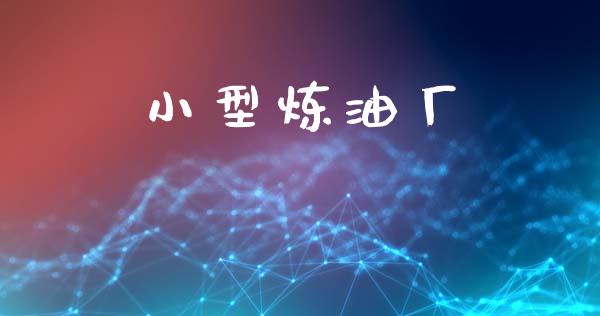 小型炼油厂