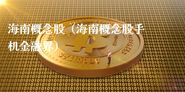 海南概念股（海南概念股手机金融界）