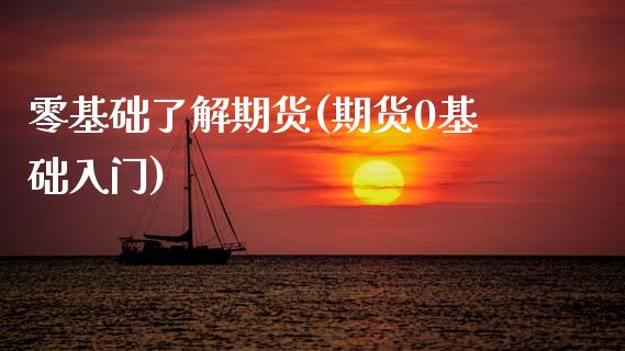 零基础了解期货(期货0基础入门)