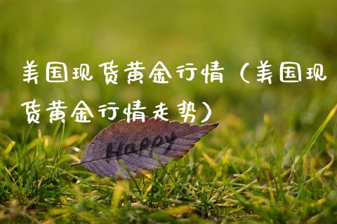 美国现货黄金行情（美国现货黄金行情走势）