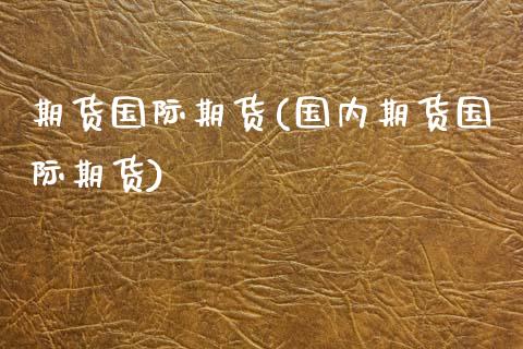 期货国际期货(国内期货国际期货)