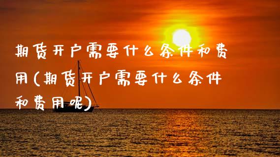 期货开户需要什么条件和费用(期货开户需要什么条件和费用呢)