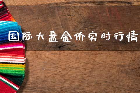 国际大盘金价实时行情