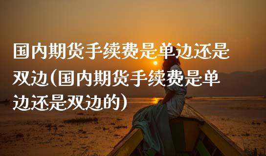 国内期货手续费是单边还是双边(国内期货手续费是单边还是双边的)