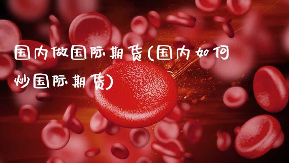 国内做国际期货(国内如何炒国际期货)