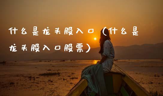 什么是龙头股入口（什么是龙头股入口股票）