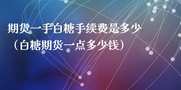 期货一手白糖手续费是多少（白糖期货一点多少钱）