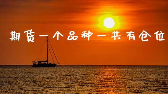 期货一个品种一共有仓位