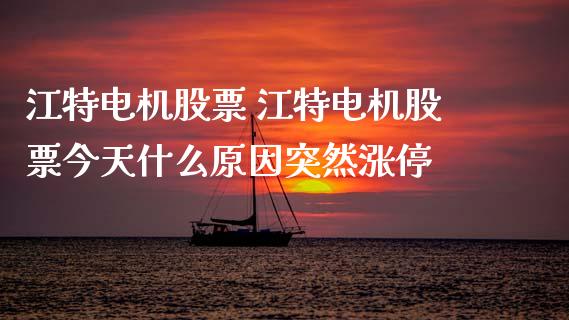 江特电机股票 江特电机股票今天什么原因突然涨停_股票理财_第1张_宇龙理财网 江特电机股票 江特电机股票今天什么原因突然涨停_https://www.dglong8.com_股票理财_第1张