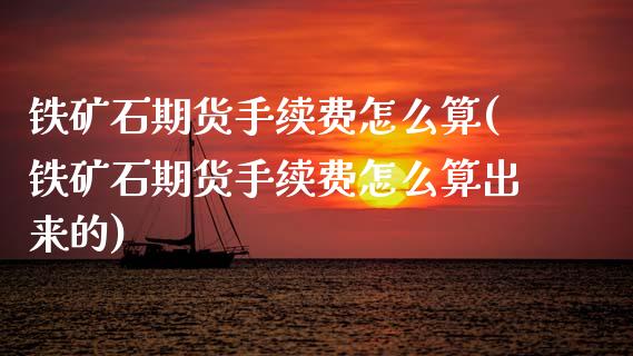 铁矿石期货手续费怎么算(铁矿石期货手续费怎么算出来的)