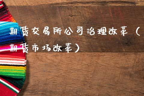 期货交易所公司治理（期货市场）