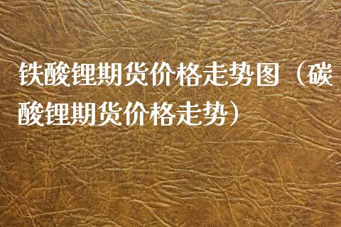 铁酸锂期货价格走势图（碳酸锂期货价格走势）