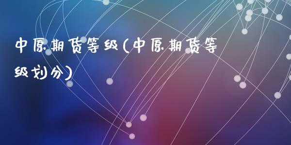 中原期货等级(中原期货等级划分)