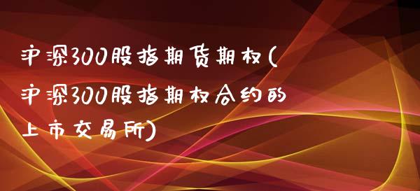 沪深300股指期货期权(沪深300股指期权合约的上市交易所)