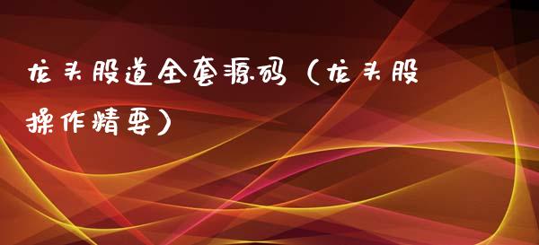 龙头股道（龙头股操作精要）